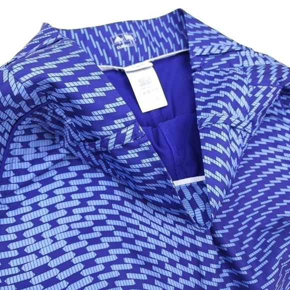 New Adidas Pocketed Blue Patterned Skort Sz 6 - Picture 5 of 12